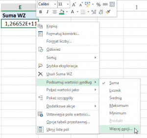 Widzowie 91 - Jak obliczyć unikalną ilość elementów pod warunkiem - tabela przestawna Excel 2013 03