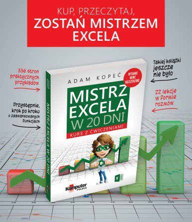 Książka Mistrz Excela reklama